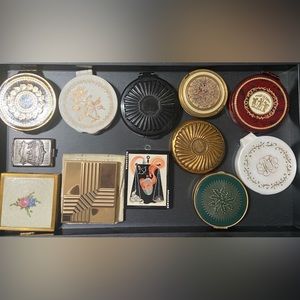 Makeup Powder/Blush/Mirror Compacts (Vintage and Modern)